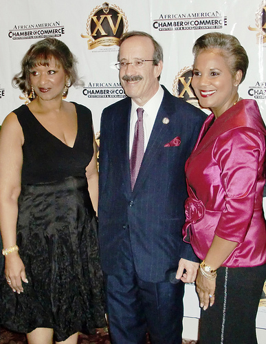 Rep Engel with the African American Chamber - oct 2011